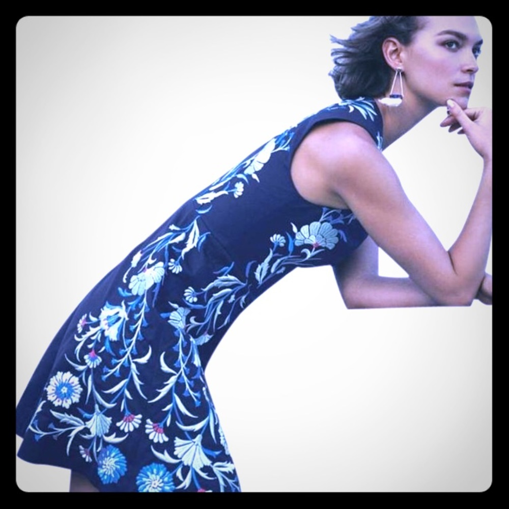 Embroidered Bellflower Dress